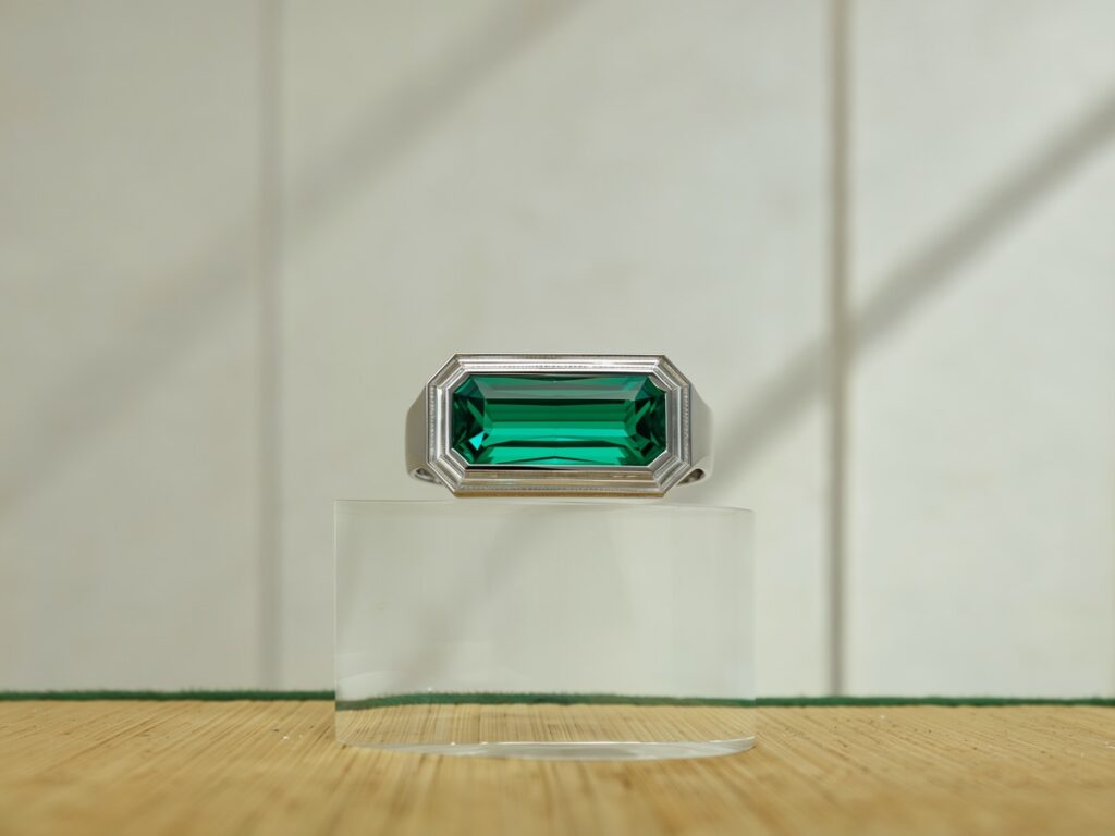 エメラルド リング 4ct