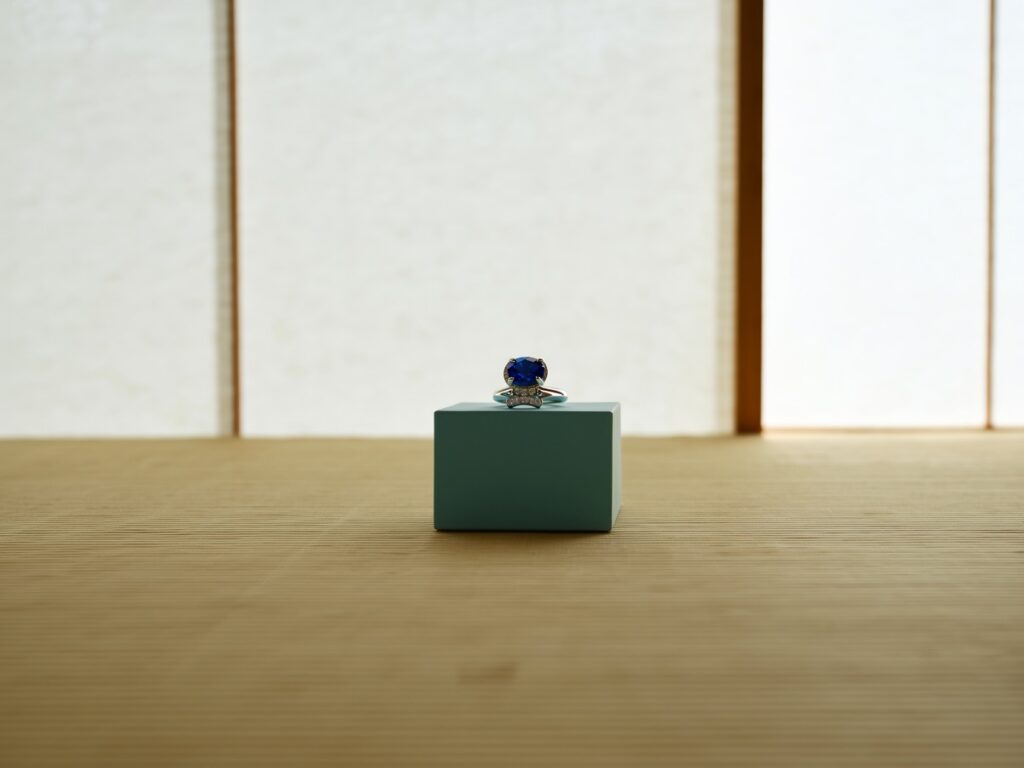 サファイア リング 2ct